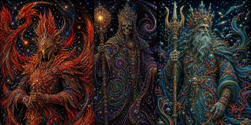 Cosmic Beaded Mythic Guardians generated by undefined