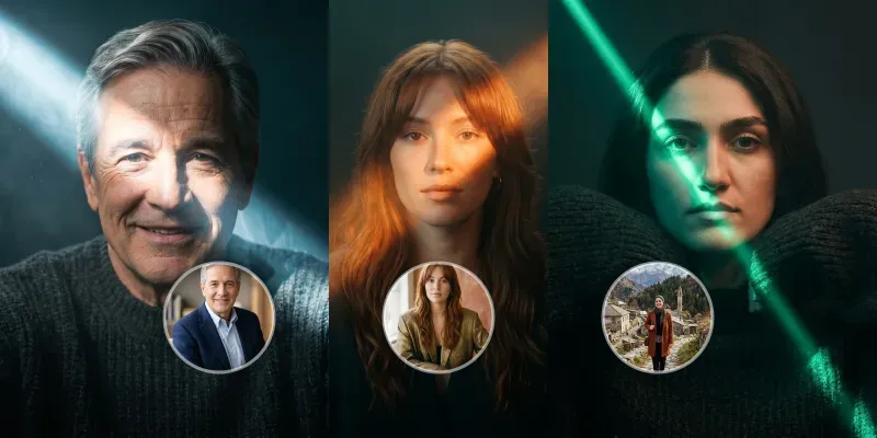 Light Beam Portrait Style generated by undefined