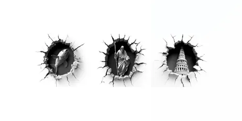Viral 3D Wall Hole Image Creators generated by midjourney
