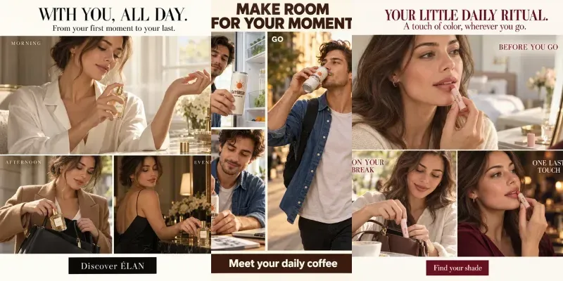 Day In The Life Product Ads