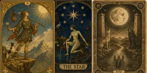 Classic Mystical Tarot Card Art generated by chatgpt-image