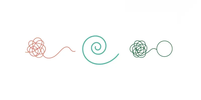 Minimalist Untangled Lines generated by undefined