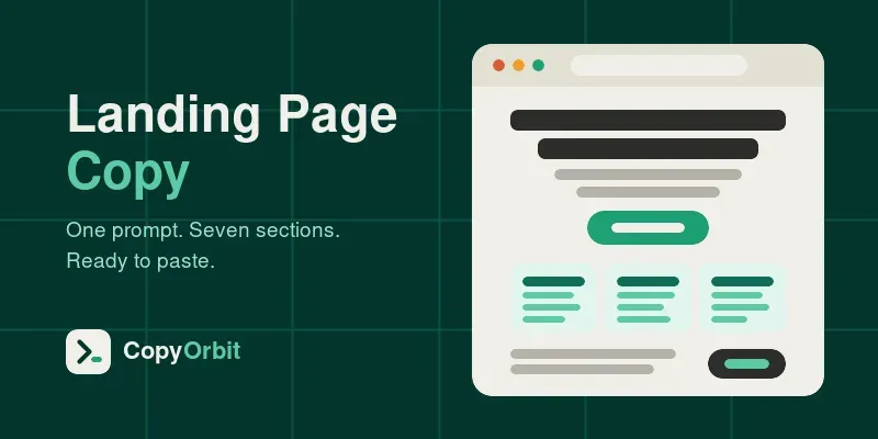 High Converting Landing Page Copy generated by undefined