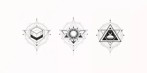 Geometric Tattoo Designs generated by chatgpt-image