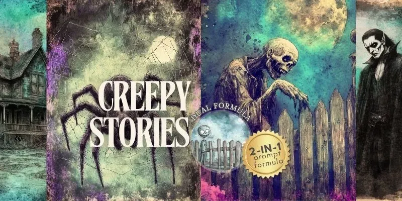 Dual Creepy Stories For Halloween generated by undefined