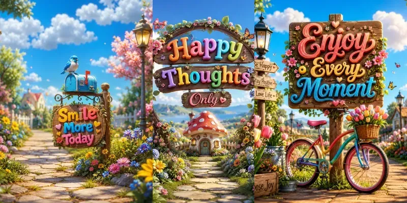 Sunny Bloom Morning Signs generated by undefined