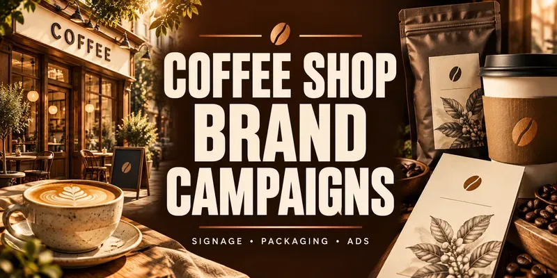 Coffee Shop Brand Campaign Boards