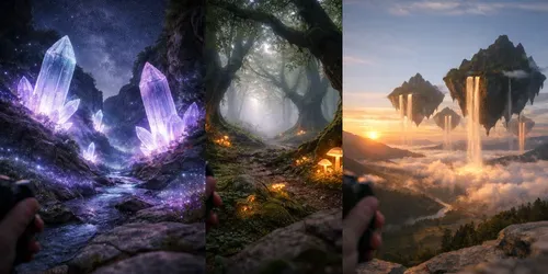 Viral Fantasy Landscape Photo Generator generated by chatgpt-image