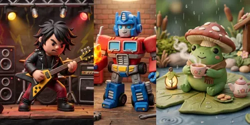 3D Claymation Art generated by gemini-image