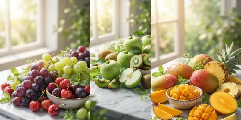 Fresh Fruit Commercial Photoshoots generated by undefined