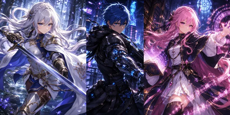 Anime Character Illustration Generator generated by undefined
