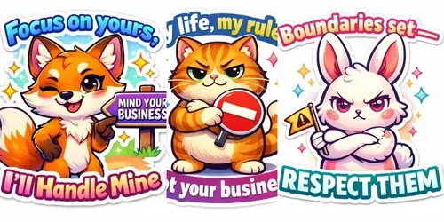 Cute Bold Stickers generated by chatgpt-image