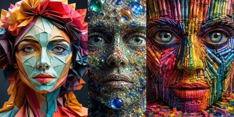 Hyperreal Object Face Art Generator generated by undefined