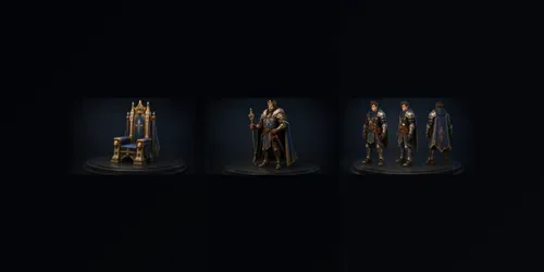 Stylized Knight Armor Weapon Packs generated by chatgpt-image