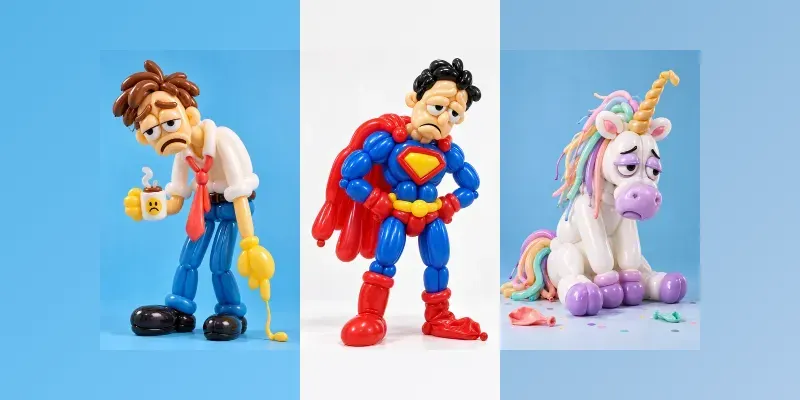 Existential Balloon Sculptures