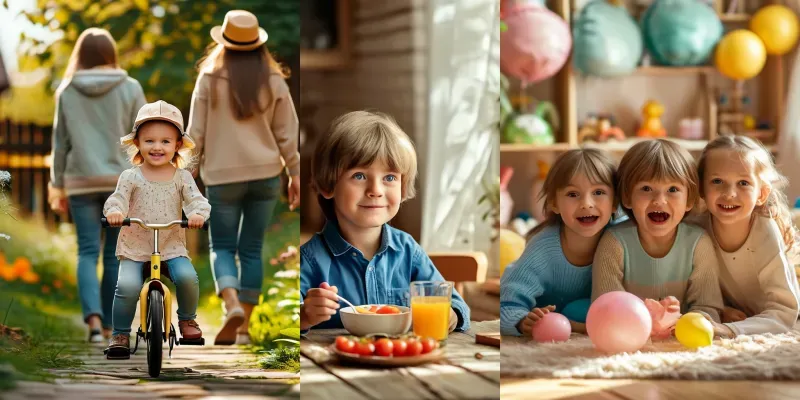 Happy Children Lifestyles generated by undefined