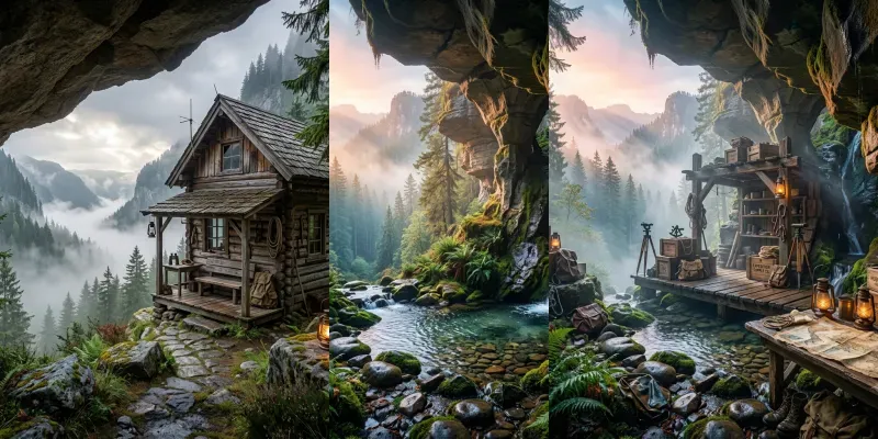 Hidden Wilderness Sanctuaries generated by undefined