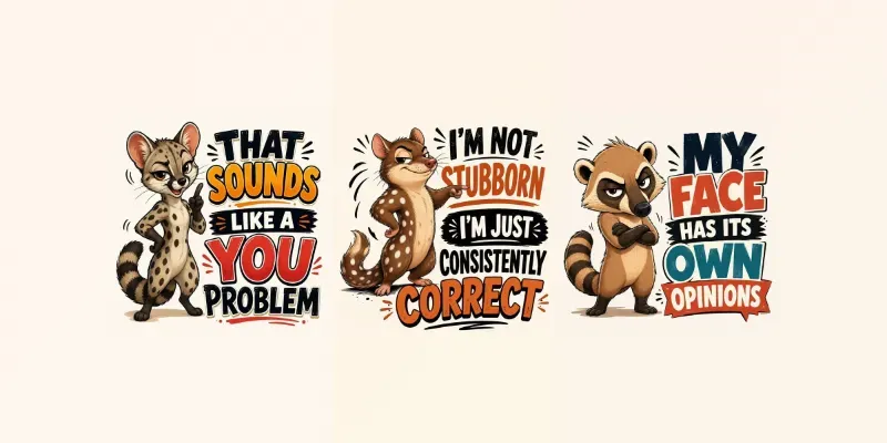 Funny Sassy Animal Quote Tshirt Packs generated by undefined