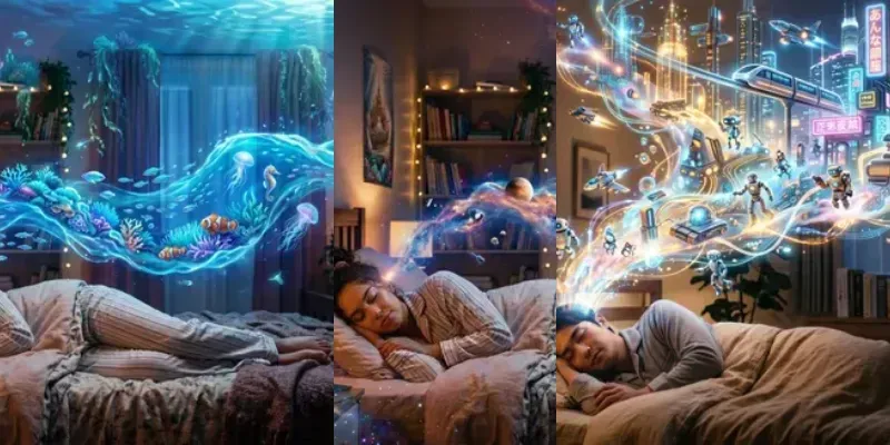 Oniric Worlds In Your Bedroom generated by undefined