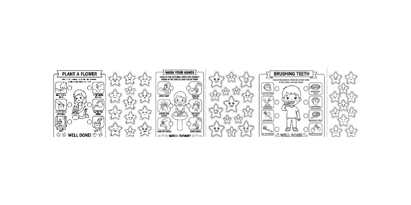 Kids Coloring Worksheets With Rewards generated by undefined