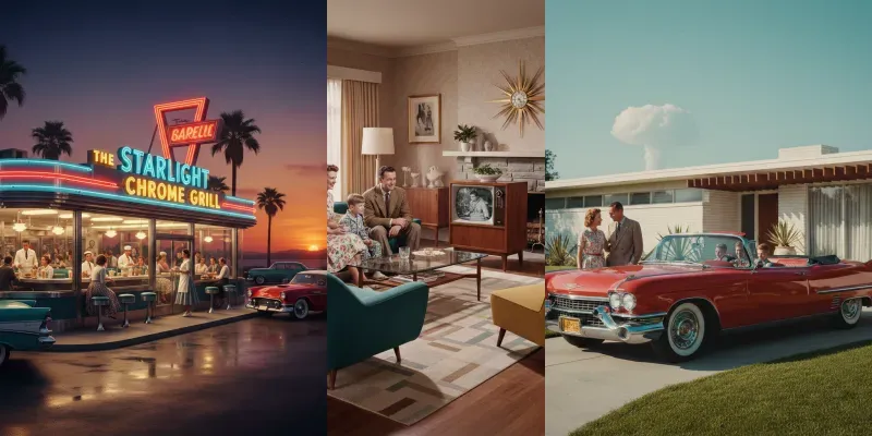1950s Retrocinema Lifestyle Generator generated by undefined