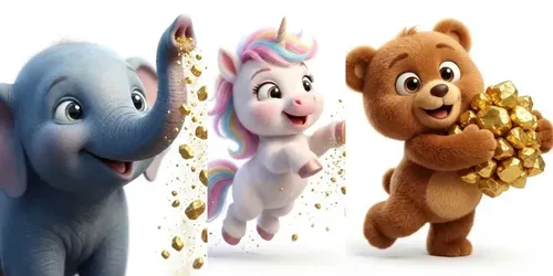 Pixarstyle 3D Cartoon Characters generated by gemini-image