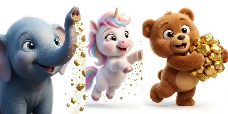 Pixarstyle 3D Cartoon Characters generated by undefined