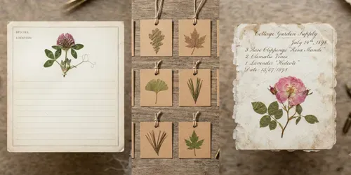 Botanical Ledger Ephemera Builders generated by gemini-image