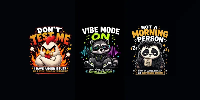 Cute Mascot Tshirt Sets generated by undefined