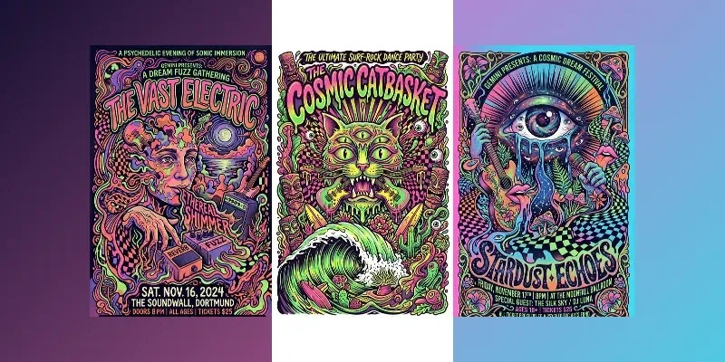 Psychedelic Gig Poster Generator generated by undefined