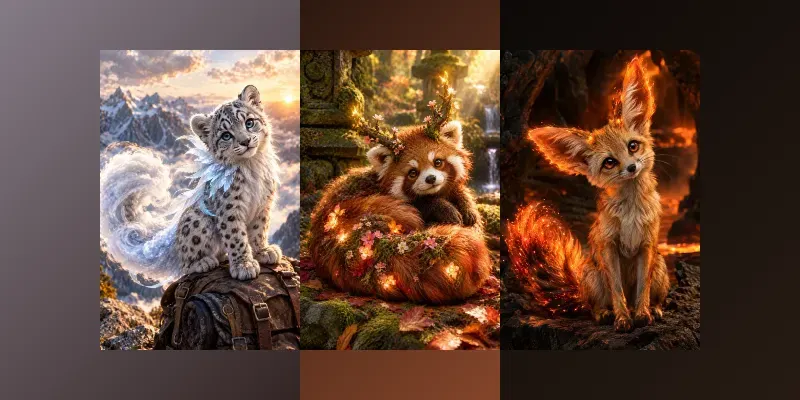 Hyperrealistic Elemental Companion Creators