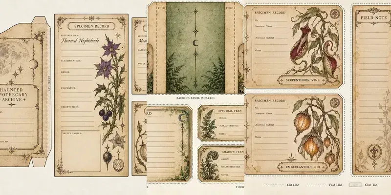 Haunted Specimen Pocket Cards