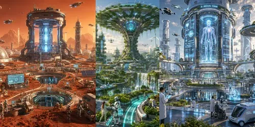 Future Cities New Civilizations generated by chatgpt-image
