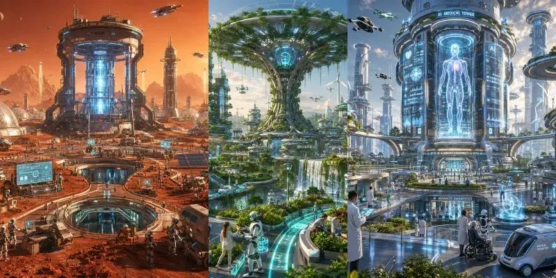 Future Cities New Civilizations generated by undefined