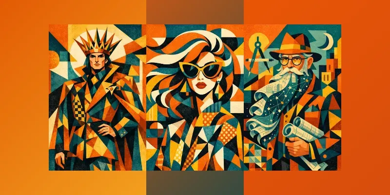 Vibrant Vanguard Neocubist Chronicles generated by undefined