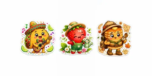 Kawaii Food Mascot Generator generated by chatgpt-image