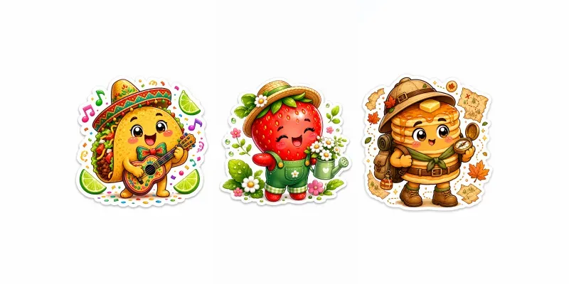 Kawaii Food Mascot Generator generated by undefined
