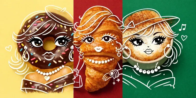 Whimsical Food Doodle Art generated by undefined