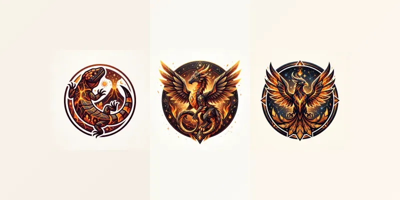 Modern Fireland Cosmic Creature Emblems generated by undefined