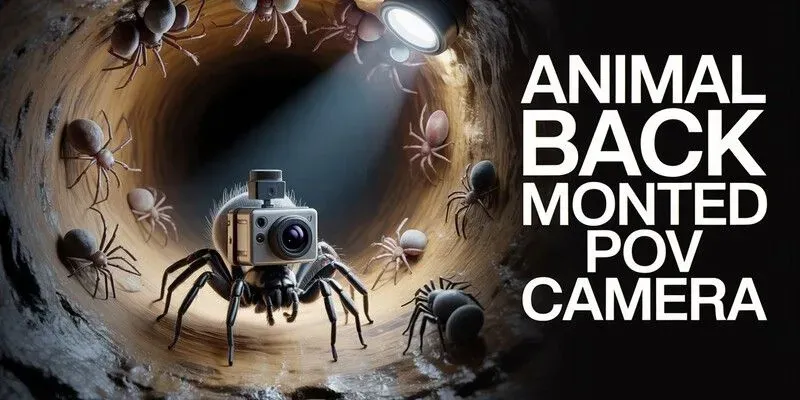 Animal Back Mounted Pov Camera generated by undefined