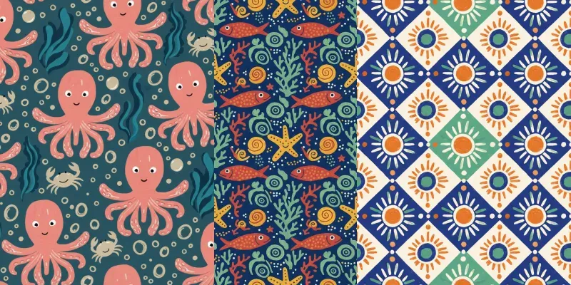 Mediterranean Folk Patterns generated by undefined