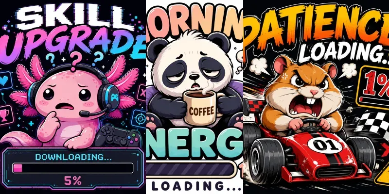 Funny Loading Character Tees generated by undefined