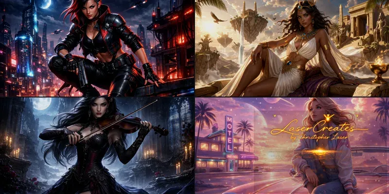 Heroine Poster Worlds generated by undefined