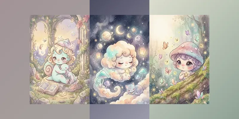 Dream Veil Babies Whimsical Alien Stories generated by undefined