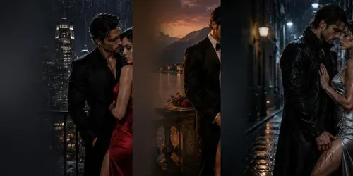 Dark Mafia Romance Covers generated by chatgpt-image