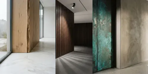 Architectural Material Interface Lighting Studies generated by gemini-image