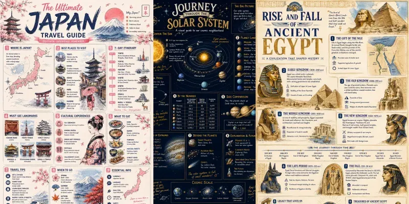Illustrated Infographic Studios generated by undefined