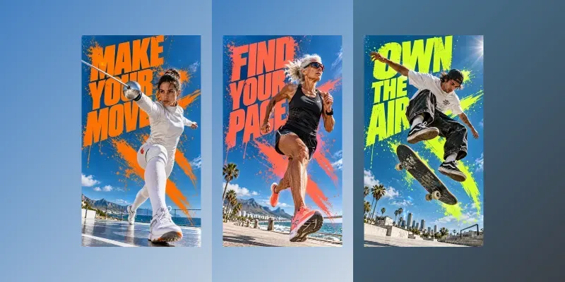 Kinetic Sports Editorial Poster