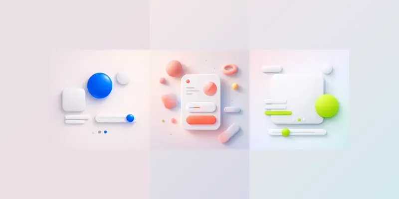 Minimal Neumorphic UI Backgrounds generated by undefined