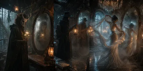 Whimsical Foggy Mirror Mist Rituals generated by chatgpt-image